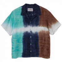 Noma t.d. 3dye SS Shirt Nature MINT NAY BROWN