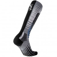 UYN MAN SKI Snowboard Socks LIGHT GREY/BLACK