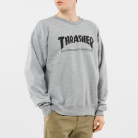 Thrasher Skate MAG Crewneck GRAY
