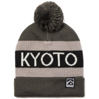 KYOTO Tekisuto Beanie Light Grey/Black/White