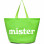 MISTER GREEN Round Tote / Grow POT GREEN