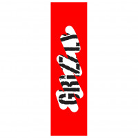 Grizzly Stay Ripping Griptape RED