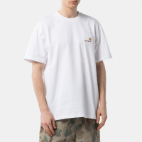 Carhartt WIP S/S American Script T-shirt White