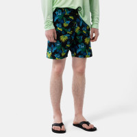 69slam Liam 4 Ways Stretch Boardshort TIKI FACE