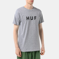 HUF Essentials OG Logo S/S TEE Athletic Grey