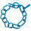 Collina Strada Crushed Chain Bracelet Turquoise