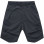 MAHARISHI 8143 U.S. Articulated Long Shorts Cotton Poplin 200 BLACK