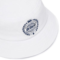 Sporty & Rich Prince Crest Bucket HAT Sponge White