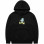 C.C.P. Ancoo Leviation  Embroidery Hoody BLACK