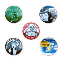 Thrasher Usual Suspects Buttons ASSORTED