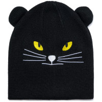 KYOTO ZOO Beanie Kids BLACK CAT