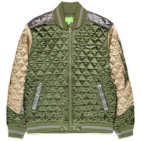 HUF Lightning Bomber Jacket Olive