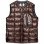 And Wander Diamond Stitch Down Vest D.BROWN