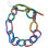 Collina Strada Crushed Chain Bracelet Full Spectrum
