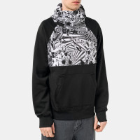 Volcom Hydro Riding Hoodie Black White