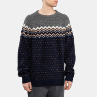 Fjallraven Ovik Knit Sweater M DARK NAVY