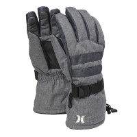Hurley M Block Party Snow Gloves GREY