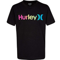 Hurley B ONE AND Only Boys TEE BLACK (MULTI)