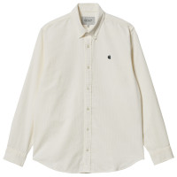 Carhartt WIP L/S Madison Fine Cord Shirt WAX / BLACK