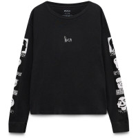 RVCA Matt LS J Tees RVCA BLACK