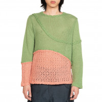 Andersson Bell Contrast Panel Boatneck Sweater GORA