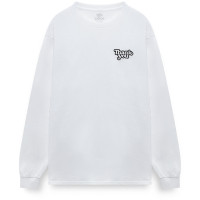 Thank You Logo Longsleeve White