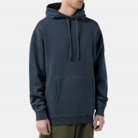 MAHARISHI 4146 Hemp Organic Hooded Sweat NAVY