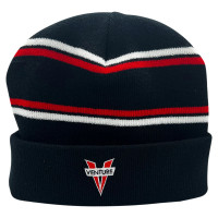 Venture Beanie Heritage Cuff BLK/RD/WH