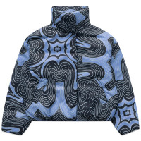 OBEY Wavy Amber Puffer FRENCH NAVY MULTI