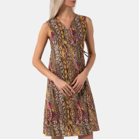 NEEDLES Wrap Gilet BROWN JUNGLE