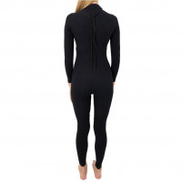 JETPILOT Flight 3/2 Back Zip Jet-loc BLACK