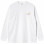 Carhartt WIP L/S American Script T-shirt White