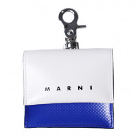 MARNI Earphones Case SILK WHITE/BLACK/BLACK