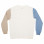 DC Riot Sweatshirt M LILY WHITE COLORBLOCK