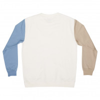 DC Riot Sweatshirt M LILY WHITE COLORBLOCK
