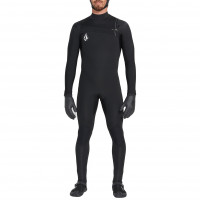 Volcom 4/3mm Chest ZIP Fullsuit BLACK