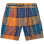 Engineered Garments Sunset Short BLUE/ORANGE ETHNO DOBBY
