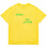 Engineered Garments Printed Cross Crew Neck T-shirt YELLOW - WHERE