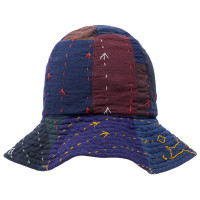 Engineered Garments Dome HAT NAVY SQUARE HANDSTITCH