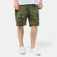 Engineered Garments Fatigue Short OLIVE FLORAL PRINT RIPSTOP