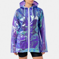 SURF SHELTER Merry Dancers Raincoat PURPLE