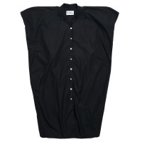 Noma t.d. BIG & Small Button Shirt Dress BLACK