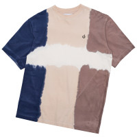 Noma t.d. Hand Dyed Twist TEE NAVY/GRAY/D.GRAY