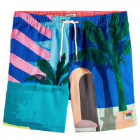 Scotch & Soda MID Length - Placement Printed Swimshort AOP SCENE