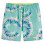 Scotch & Soda MID Length - Tie- DYE Printed Swimshort Mint Flower Tie Dye