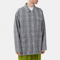 Noma t.d. Gingham Check Coverall BLACK