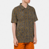 South2 West8 S/S 6 Pocket Shirt - Batik PT. Olive
