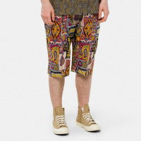 South2 West8 Army String Short - Batik PT.  Elephant Black/Grey