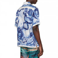 ENDLESS JOY Hypnic Jerk Blue Short Sleeve Shirt BLUE