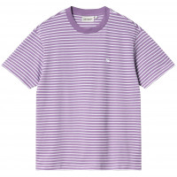 Carhartt WIP W' S/S Coleen T-shirt COLEEN STRIPE, VIOLANDA / WHITE
